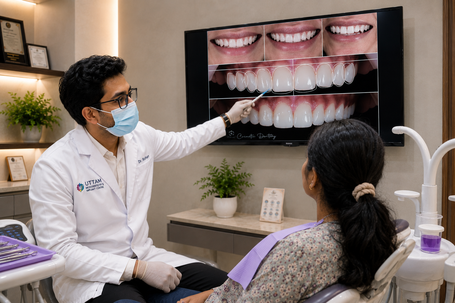 Porcelain Veneers in Dombivli - Fix Chips & Gaps in 2 Visits