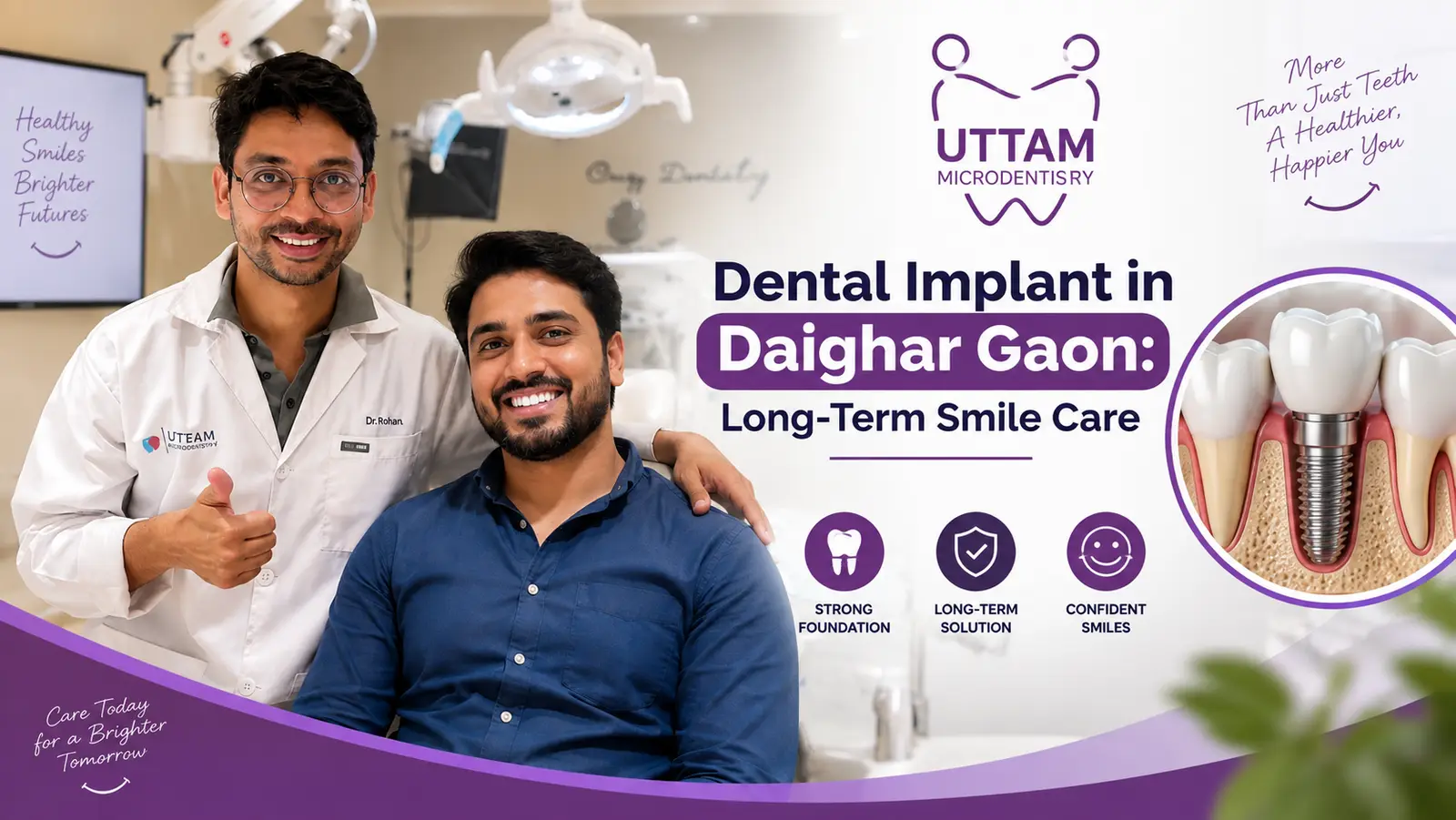 Dental Implant in Daighar Gaon: Long-Term Smile Care